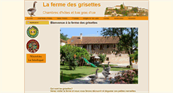 Desktop Screenshot of fermedesgrisettes.com