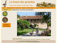 Tablet Screenshot of fermedesgrisettes.com
